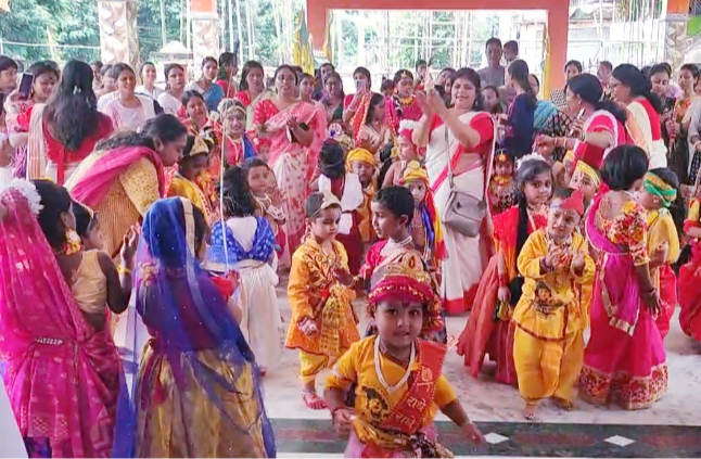 Naxalbari Sarada Vidyamandir solemnize Janmashtami with special festivities