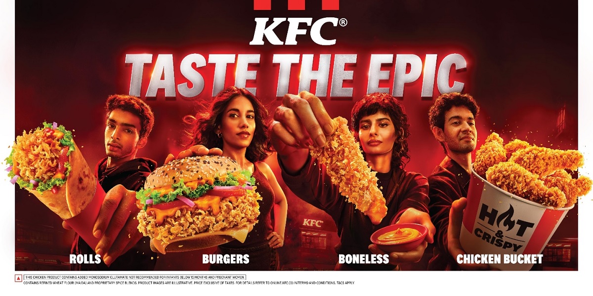 KFC launches ‘TASTE THE EPIC’ campaign to celebrate signature menu favourites across India