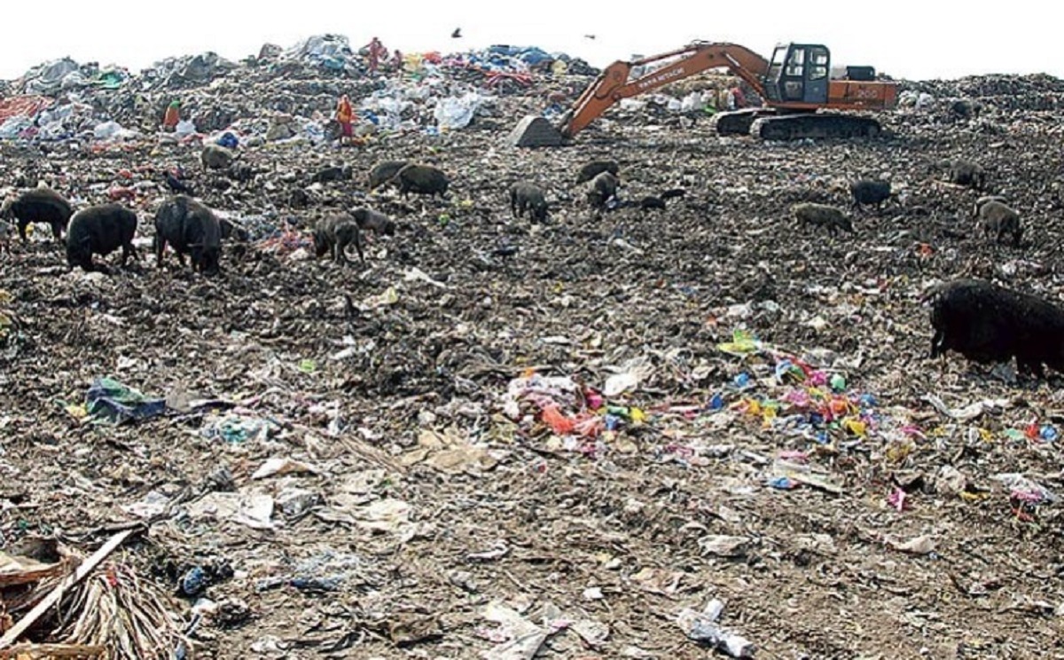 Residents of Siliguri demonstrate against Sikkim’s waste dumping