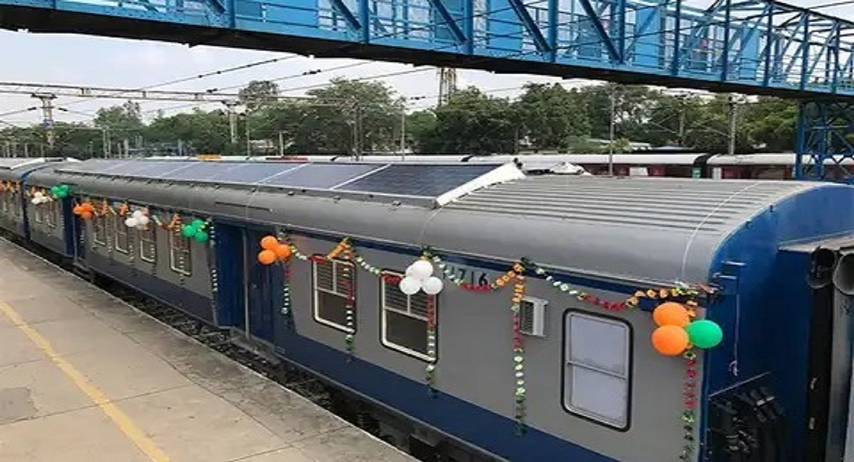  India Unveils Solar-Powered Express Train to Promote Green Transport