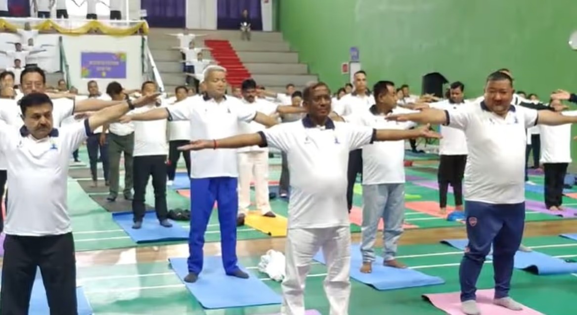 Sikkim CM and Governor Mathur spearhead the state’s commemoration of International Yoga Day