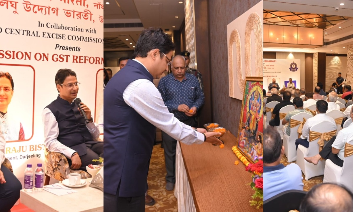 Raju Bista supports the new GST reforms, claiming that the “simple tax” will spur growth in Darjeeling and beyond