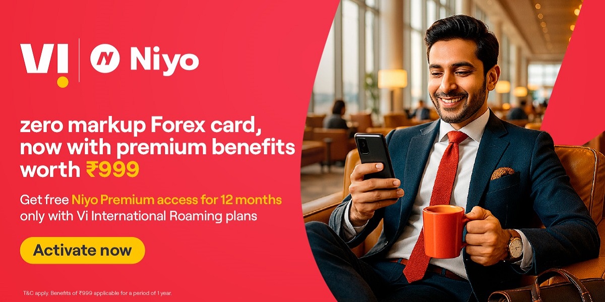 For travellers, Vi partners with Niyo Zero Forex Markup Cards