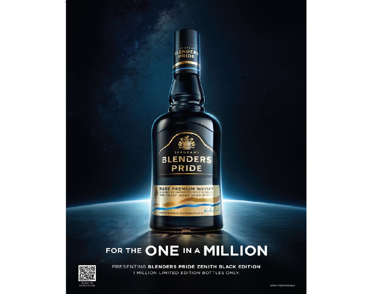 Iconic category leader, Blenders Pride announces the launch of Blenders Pride Zenith Black Edition